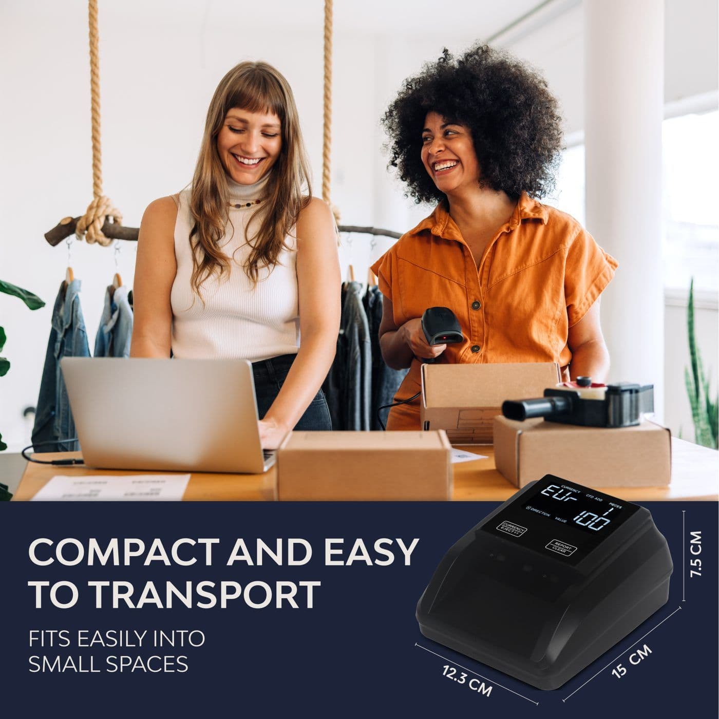 2-in-1 Bill Detector & Counter AL-137 — image 4